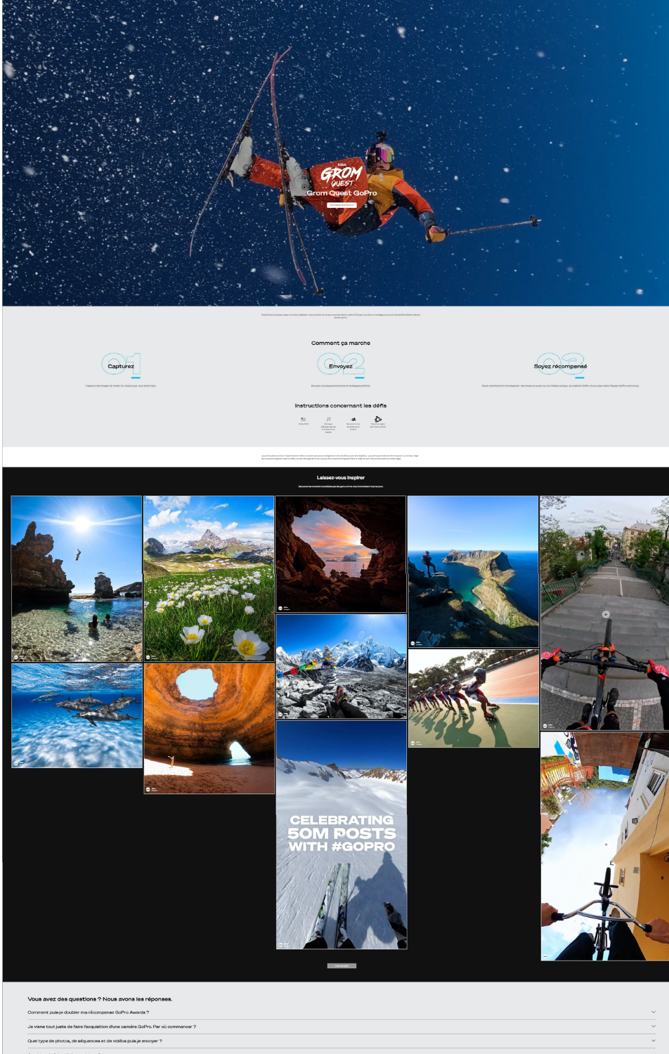 GoPro Website illustration